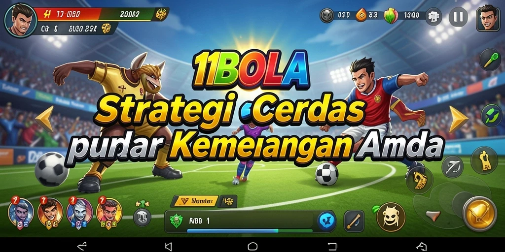 Screenshot gameplay 11BOLA menampilkan strategi dan taktik terbaik.