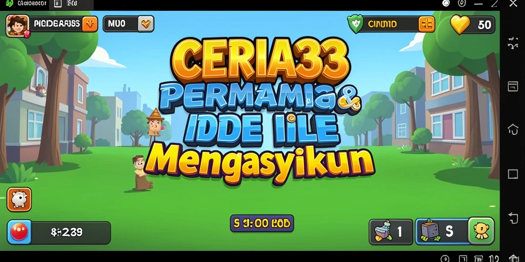 Tampilan gameplay CERIA33 yang mengasyikkan dan interaktif.