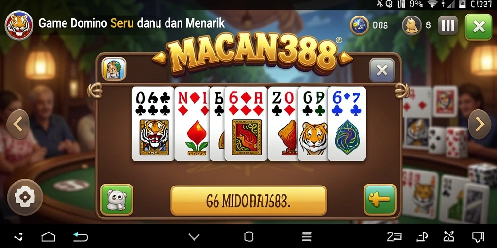 Tampilan gameplay seru dan menarik di MACAN388.