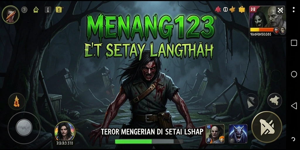 Gameplay seram di dunia horor MENANG123.