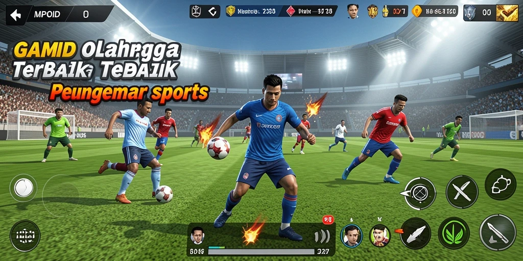 Screenshot MPOID menampilkan gameplay seru olahraga yang mendebarkan.