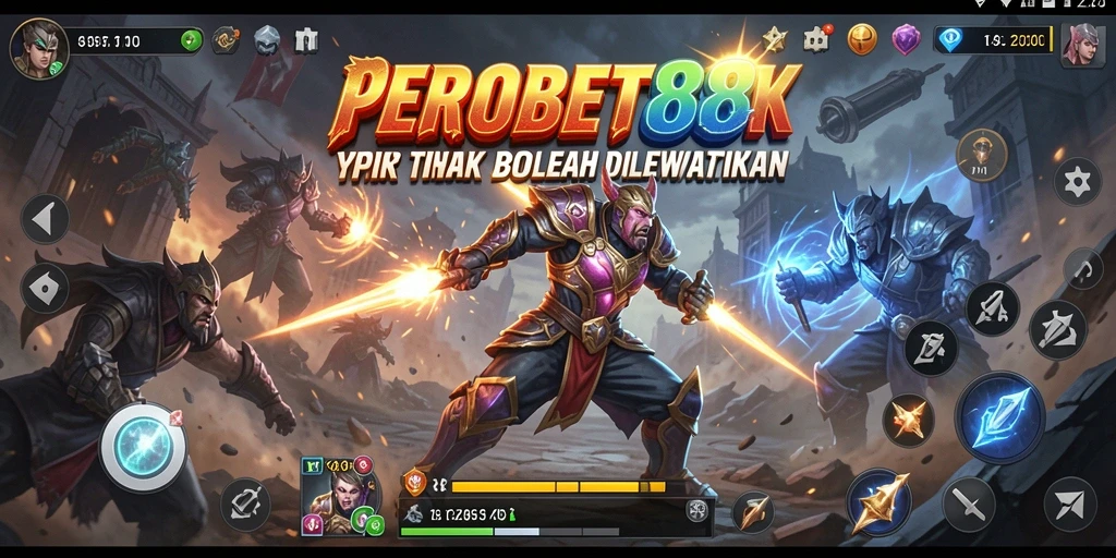 Screenshot gameplay PROBET88 yang menunjukkan pertarungan aksi intens.