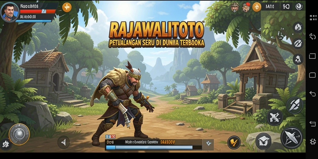Tampilan gameplay RAJAWALITOTO yang menawan dan dinamis di dunia terbuka.
