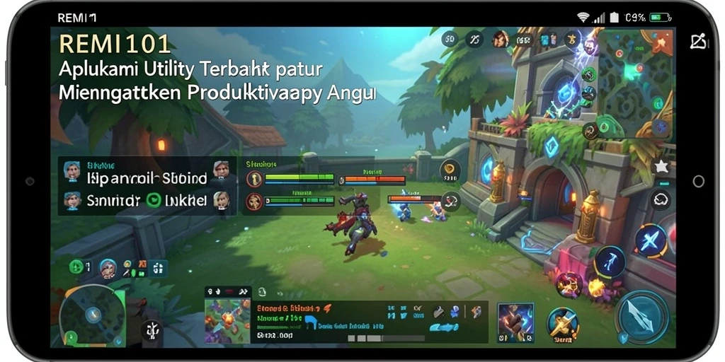 Tampilan utama REMI101 menampilkan antarmuka pengguna yang intuitif dan fungsional.