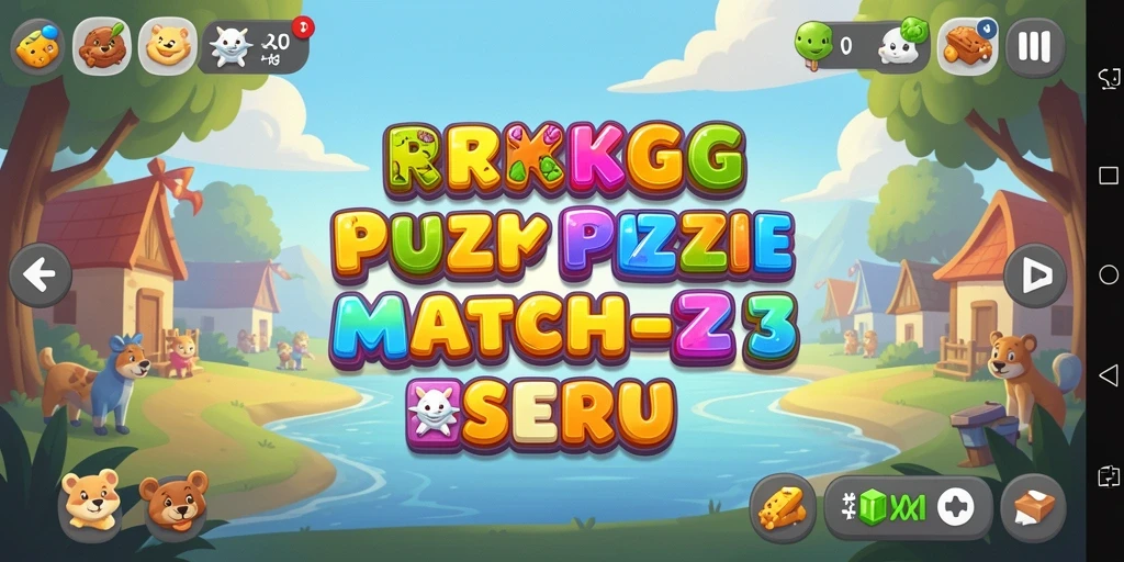 Tampilan gameplay RKGG yang penuh warna dan mengasyikkan.